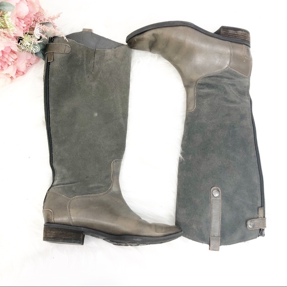 Sam Edelman Shoes - Sam Edelman Pembrooke Riding Boots Grey Size 8